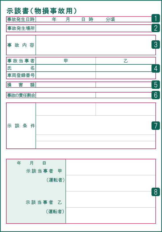 示談書のイメージ