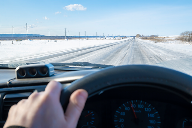 雪道での運転