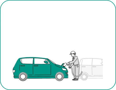 電欠時における給電業者駆け付け（EV等）