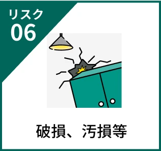 リスク06 破損、汚損等