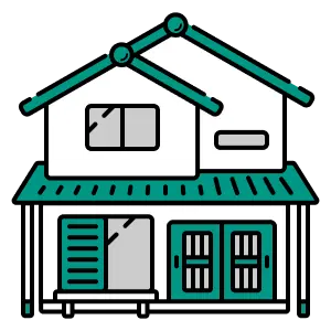一戸建て：非耐火