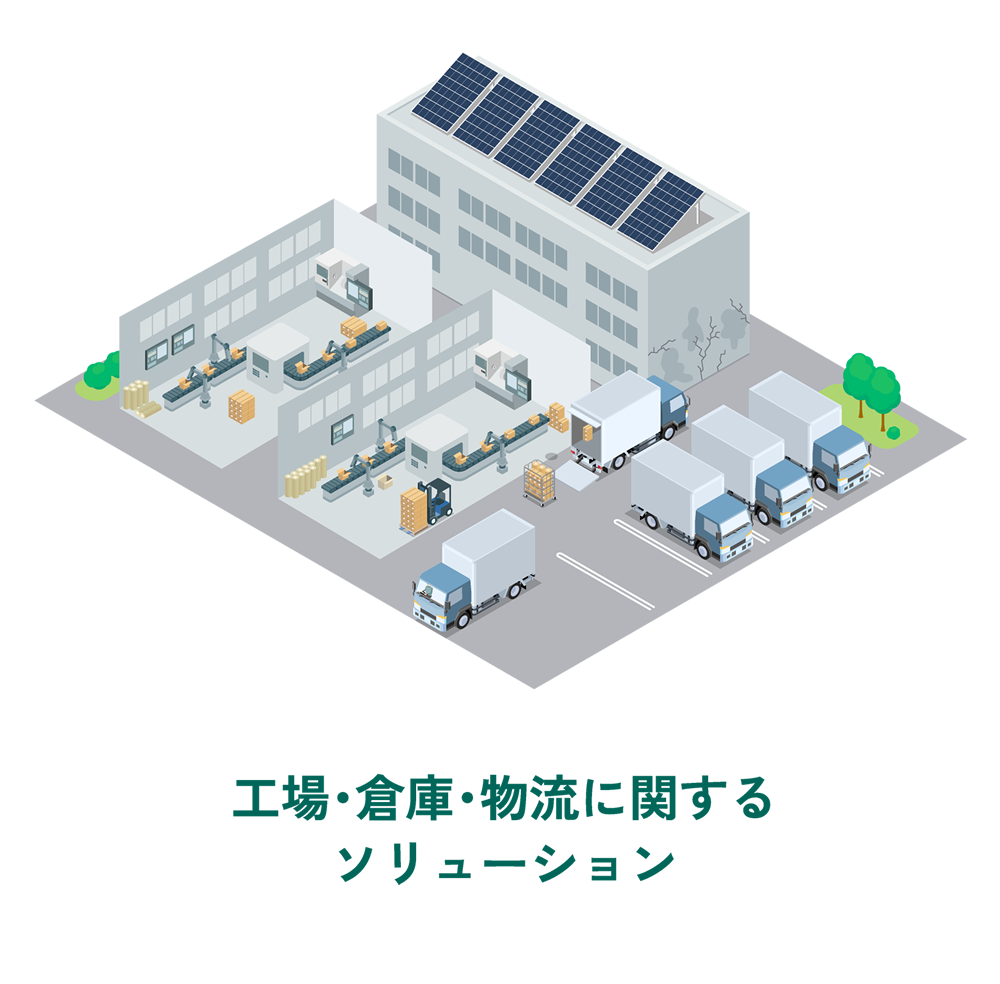 工場・倉庫・物流に関するソリューション