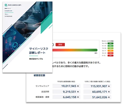 サイバーリスク診断レポート