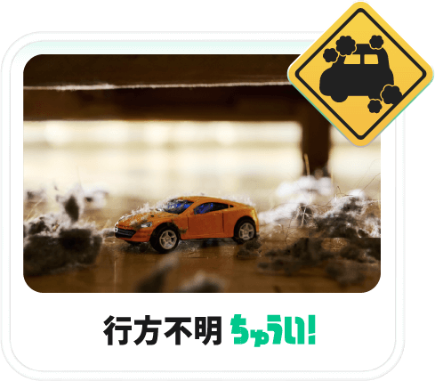 行方不明ちゅうい！